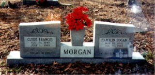 Clyde Francis and Hamblin Hogan Morgan Tombstone