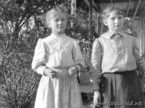 Gladys Fitzgerald and Fay Allen, Bangs, Texas