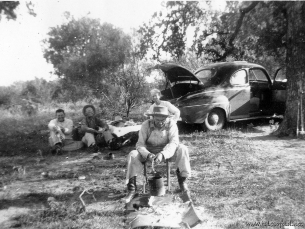 Llano River, Texas Picnic, June 24, 1952