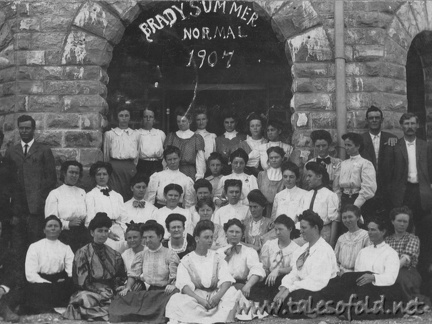 Brady Summer Normal School 1907