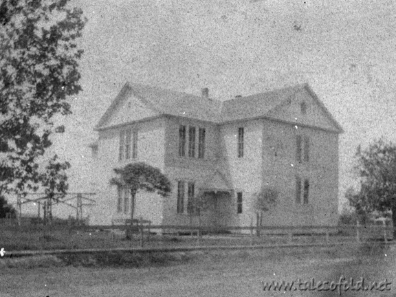 High School in Alvin, Texas Circa 1906