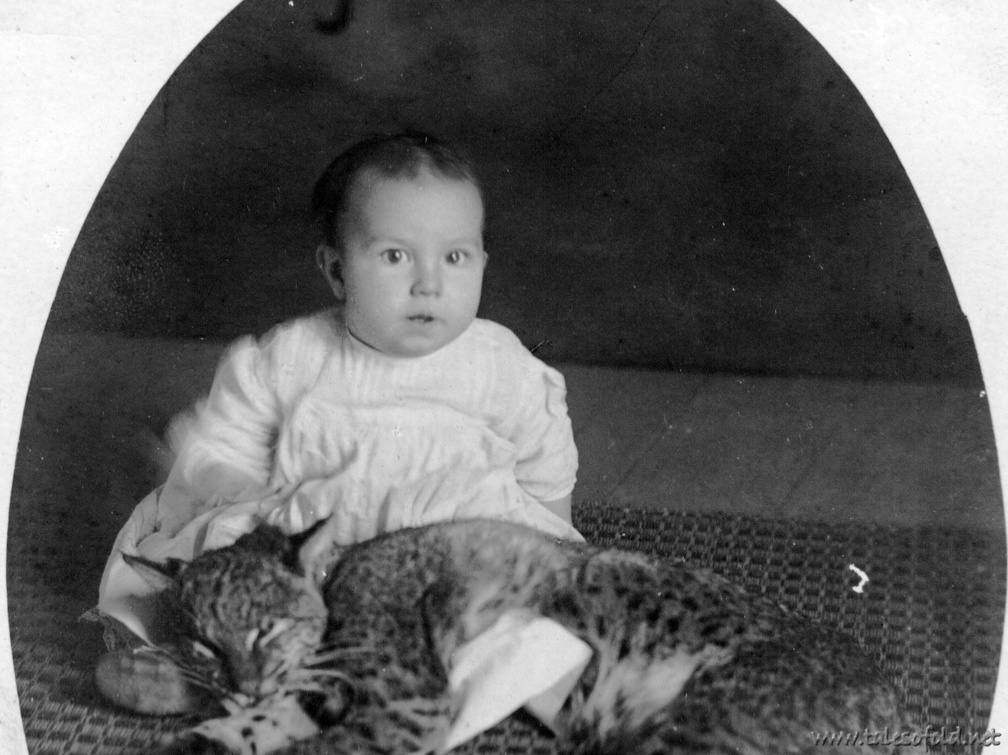 Unknown Baby and Cat