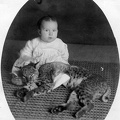 Unknown Baby and Cat