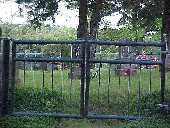 Butler Ford cemetery gate