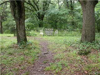 Cemetery Near the Old Trace Exhibit Center North of Natchez, MS