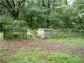 Cemetery Near the Old Trace Exhibit Center North of Natchez, MS