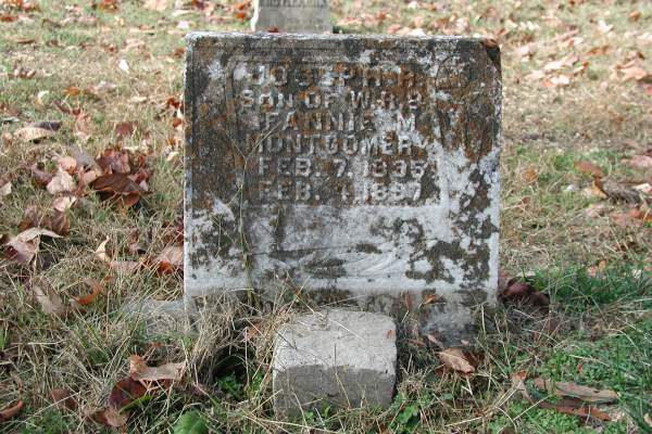 tombstone of Joseph Montgomery