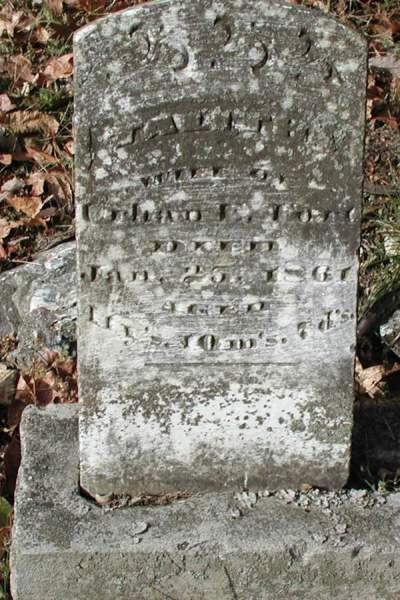 tombstone of Talitha Fort