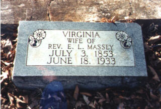 Virginia Morgan Massey Tombstone