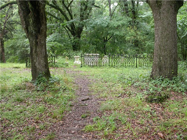 Cemetery Near the Old Trace Exhibit Center North of Natchez, MS